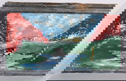 Leonard Jones Folk Art Painting