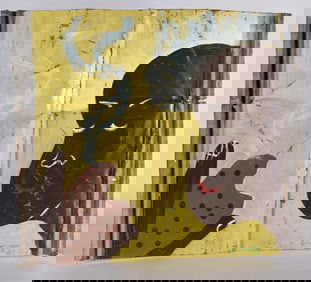 Leonard Jones Folk Art Painting