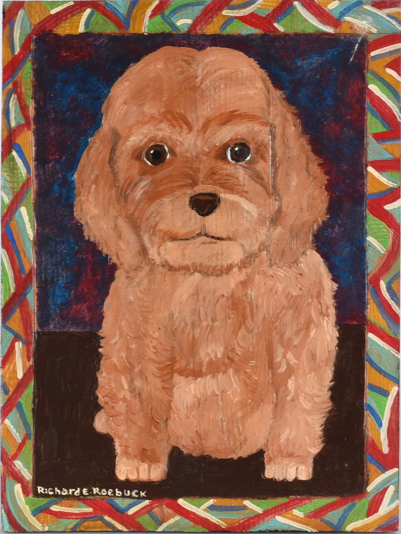 Richard Roebuck Folk Art Painting (1 of 2)