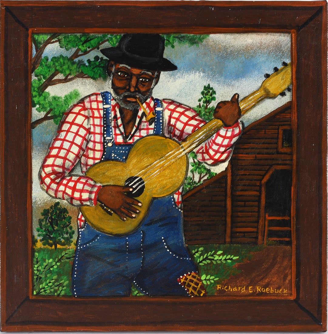 Richard Roebuck Folk Art Painting (1 of 2)
