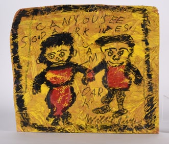 Willie Jinks Folk Art Painting