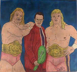 Eric Cunningham Folk Art Painting