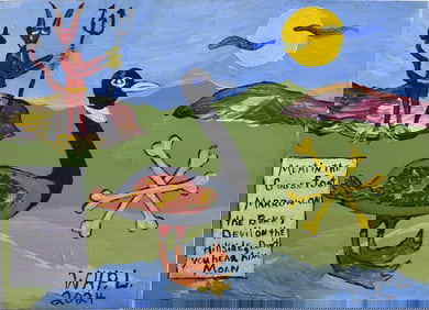 Wade Ledbetter Folk Art Painting