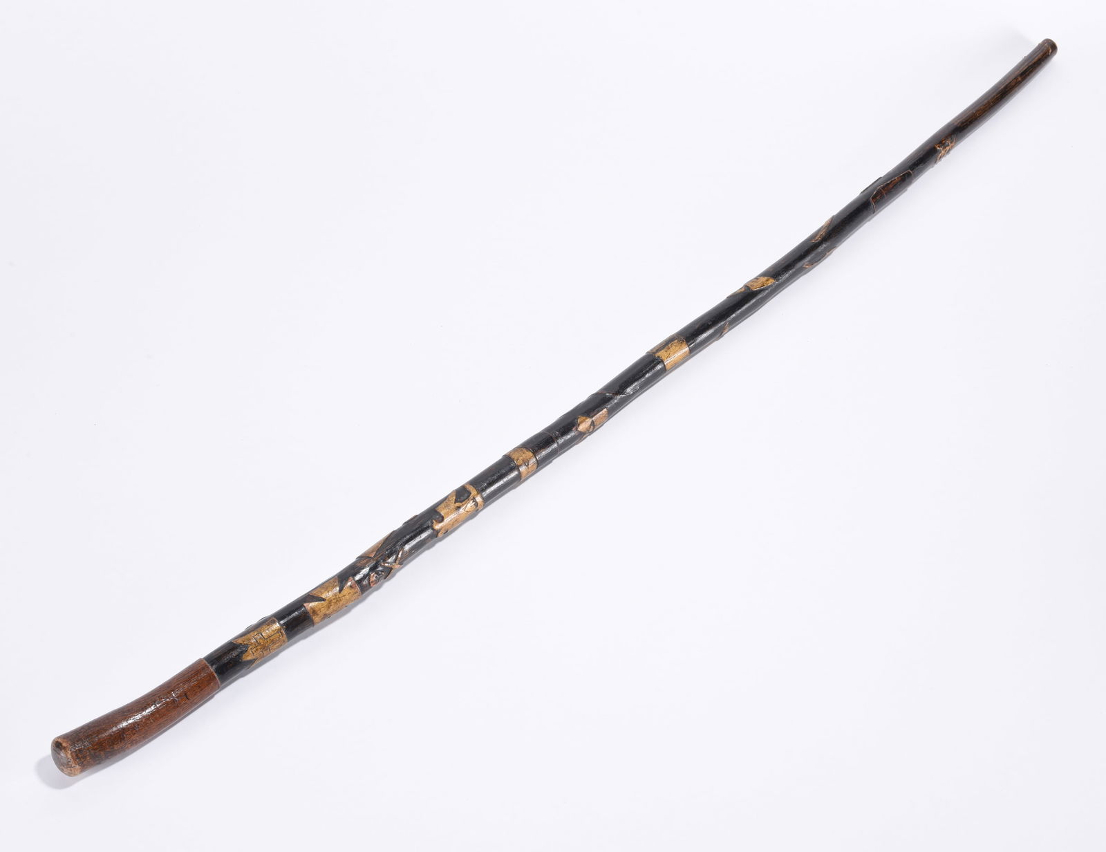 Civil War Masonic Folk Art Carved Walking Stick (1 of 7)