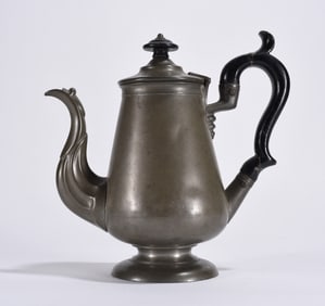 I. Vickers Pewter Lidded Tea Pot