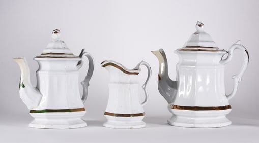 Antique Ironstone Tea Set