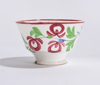 Antique Spatterware Cup