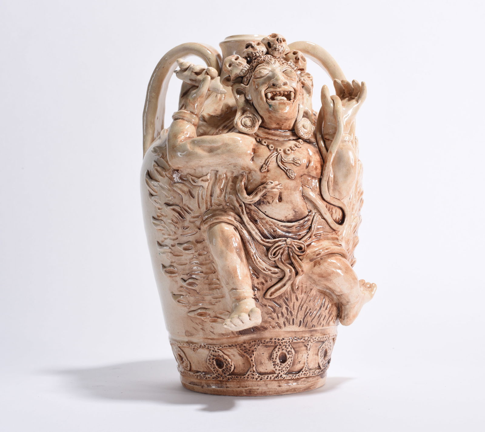 Stacy Lambert Folk Pottery Jug (1 of 4)