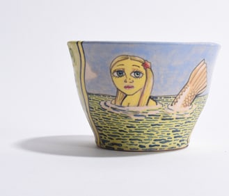 Stacy Lambert Folk Pottery Bowl