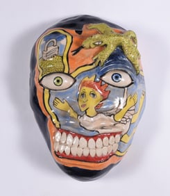 Stacy Lambert Folk Pottery Mask
