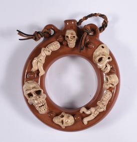 Stacy Lambert Folk Pottery Ring Jug