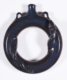 Stacy Lambert Folk Pottery Ring Jug