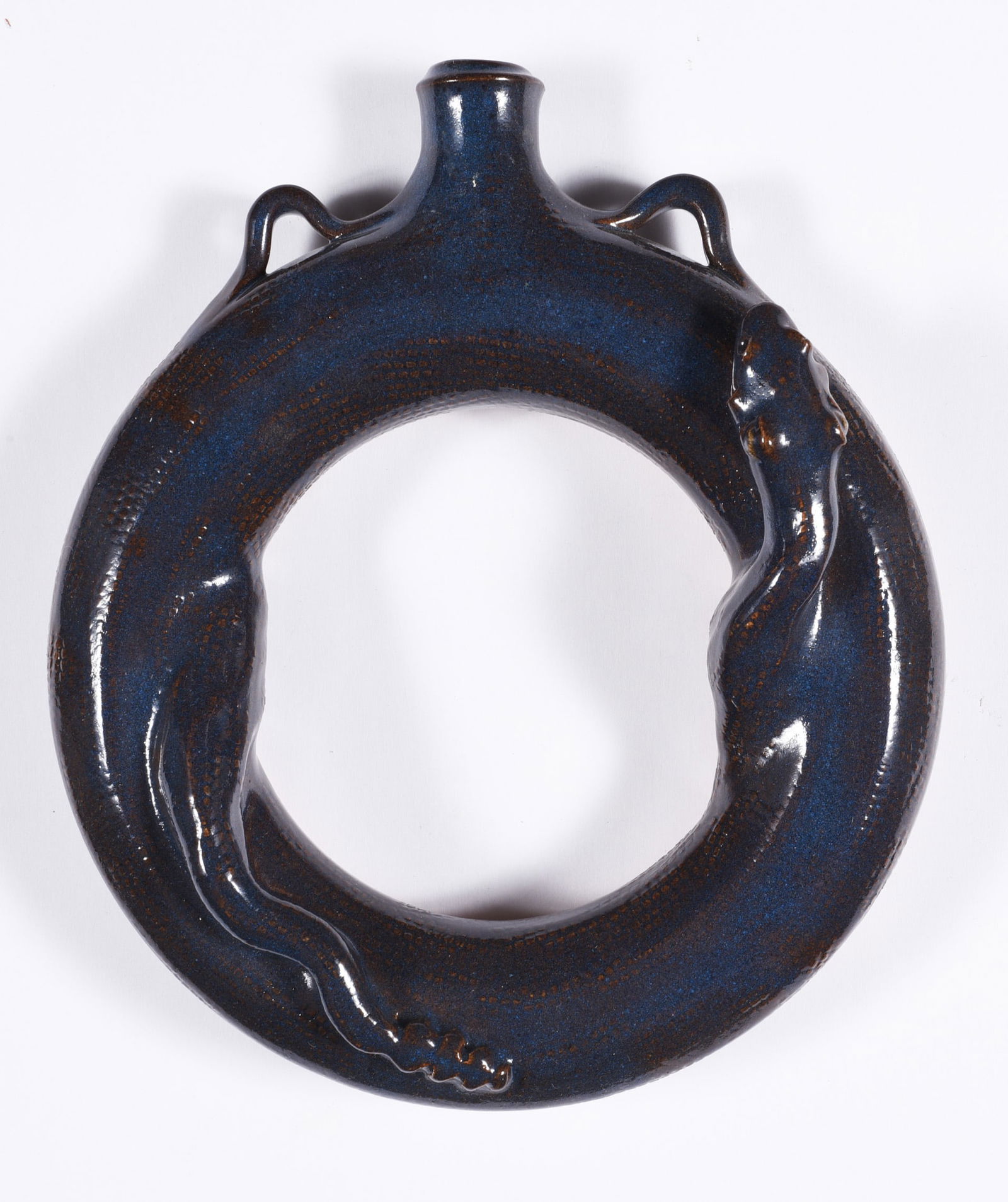 Stacy Lambert Folk Pottery Ring Jug (1 of 2)