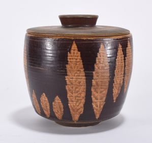 Studio Pottery Lidded Jar