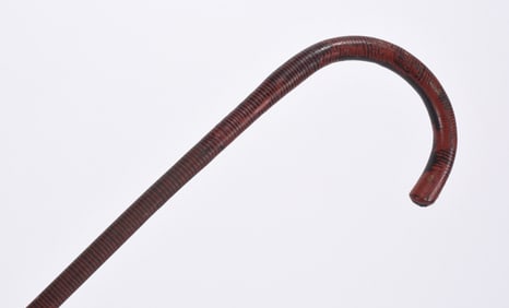 Folk Art Hand Carved Cane