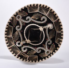 Old decorative Mexican sombrero