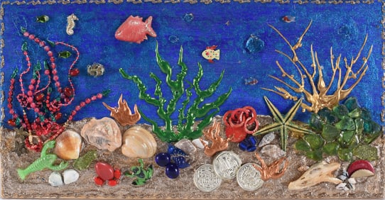 Jack Beaverland "Mr. B" Folk Art painting