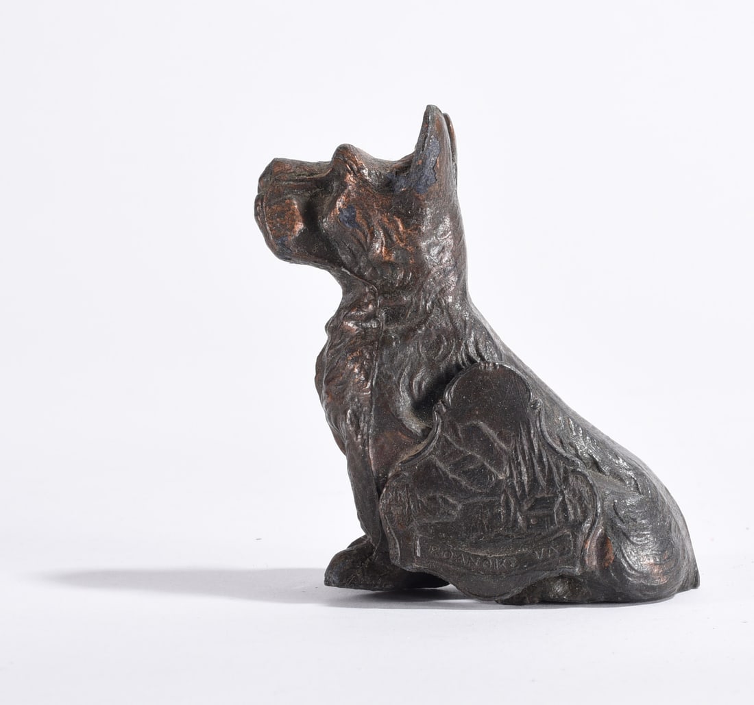 Antique Cast Iron Dog (1 of 3)