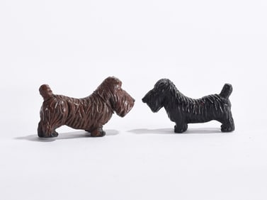 Antique Plastic Dog Group