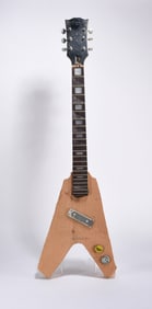 Folk Art Hand Made Guitar