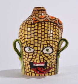 Stacy Lambert Corn Face Jug