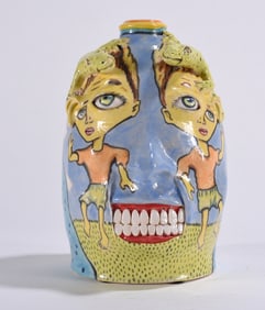 Stacy Lambert Lizard Face Jug