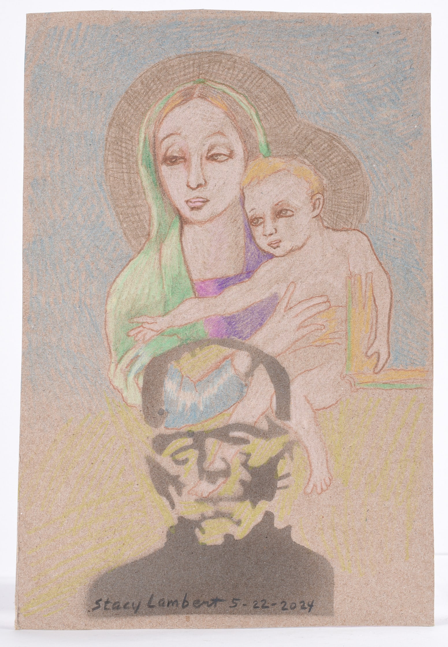 Stacy Lambert Folk Art Drawing (1 of 2)