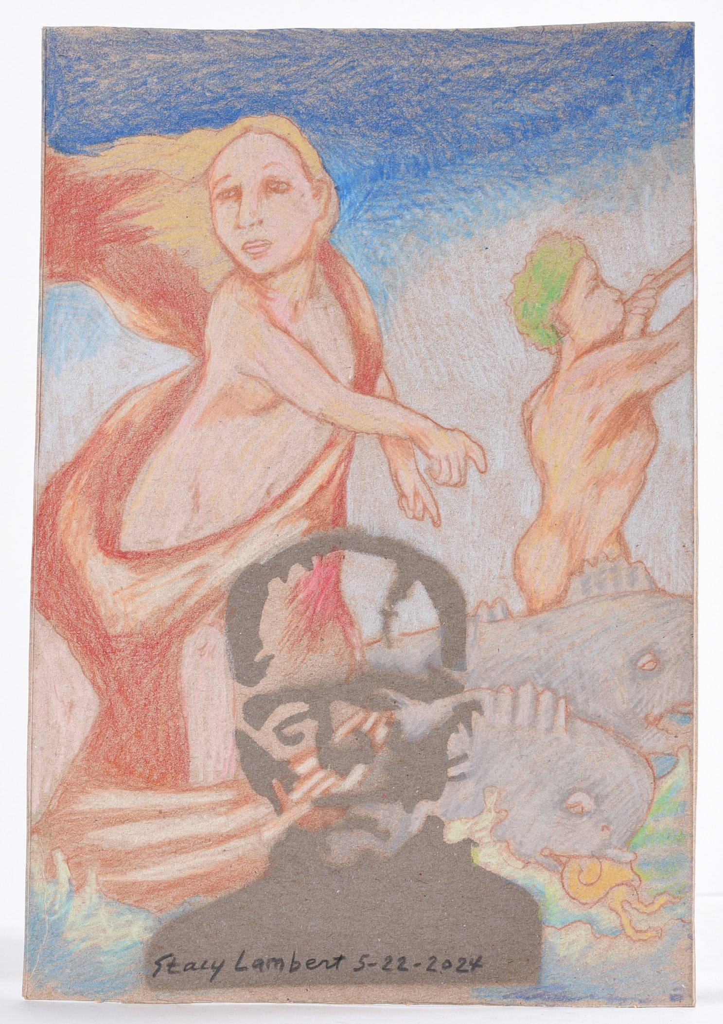 Stacy Lambert Folk Art Drawing (1 of 2)