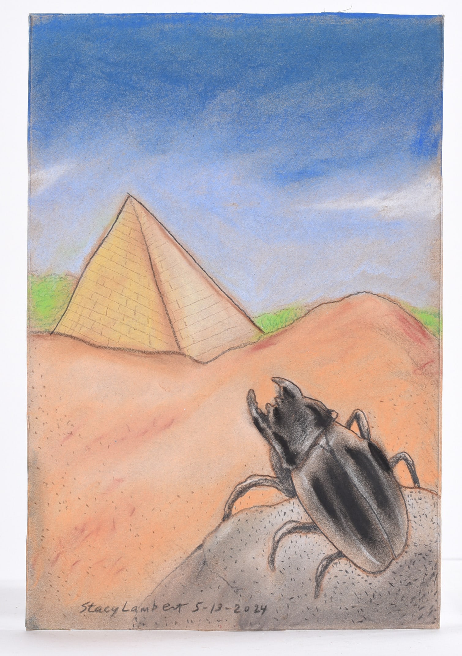 Stacy Lambert Folk Art Drawing (1 of 2)