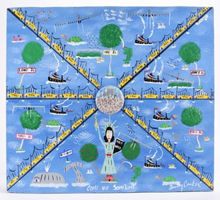 Benny Carter Folk Art Painting