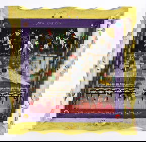 Benny Carter Folk Art Painting (clock)