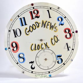 Benny Carter Tin Clock Face