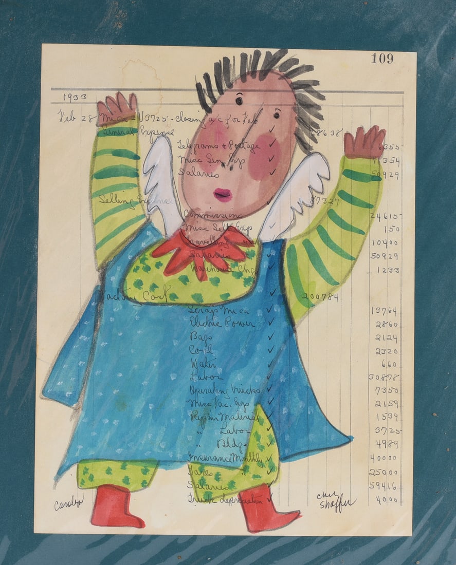 Cher Shaffer Folk Art Painting (1 of 2)