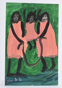 Woodie Long Folk painting