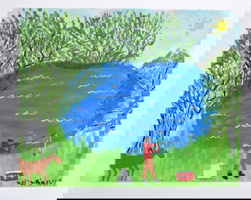 Kay Simmons Folk Art Painting