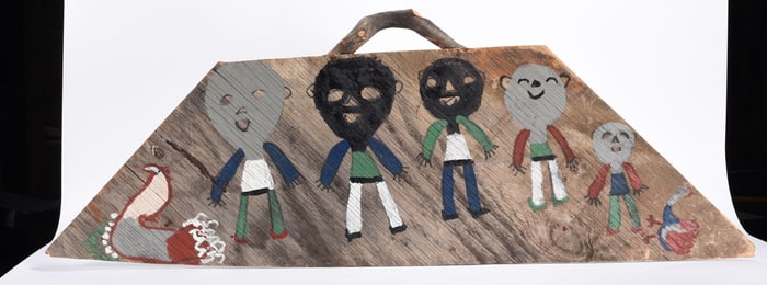 James "Buddy" Snipes Folk Art Painting