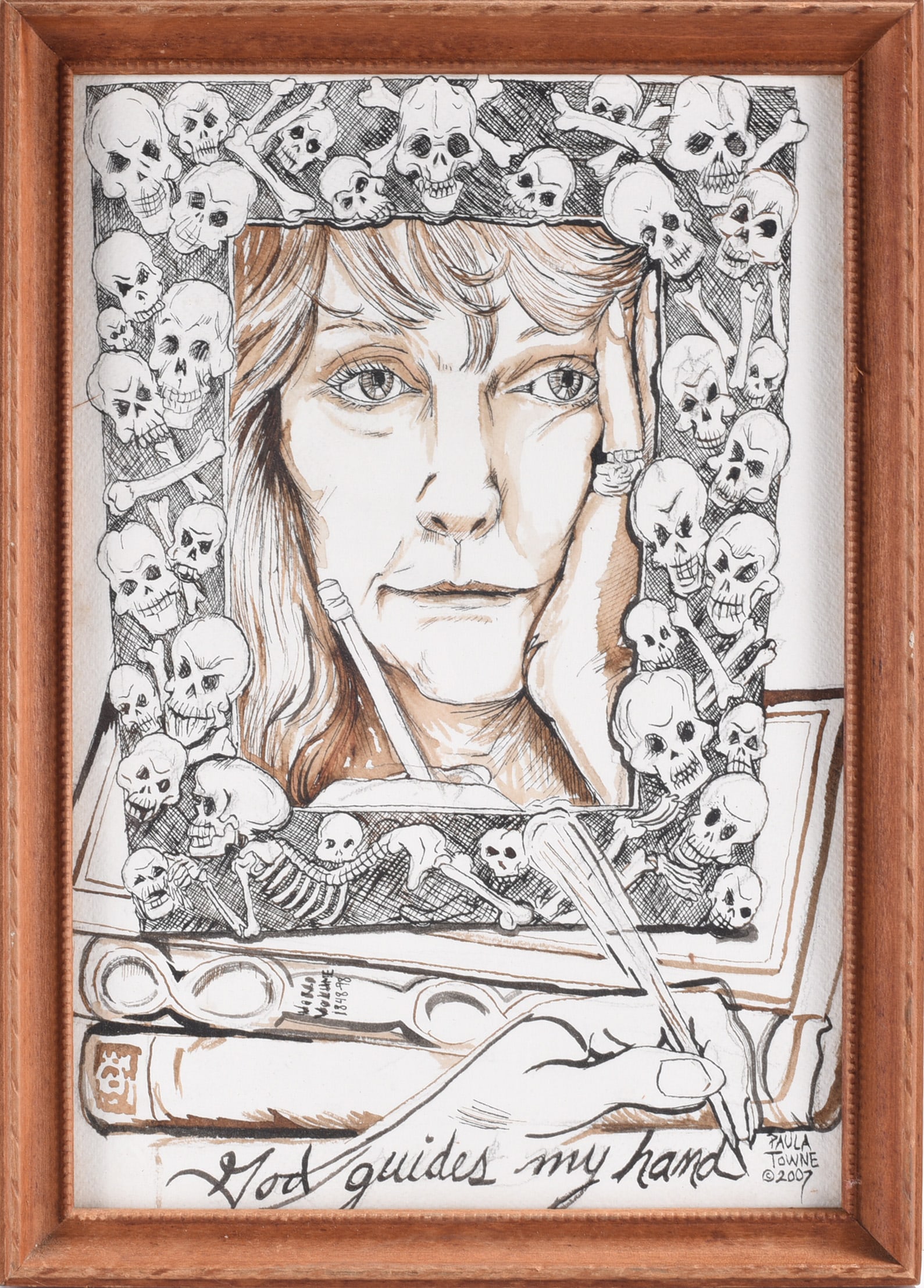 Paula Towne Original Drawing: Paula Towne was a very tallentad artist from PA who created hundreds works of art before she passed away at a young age.