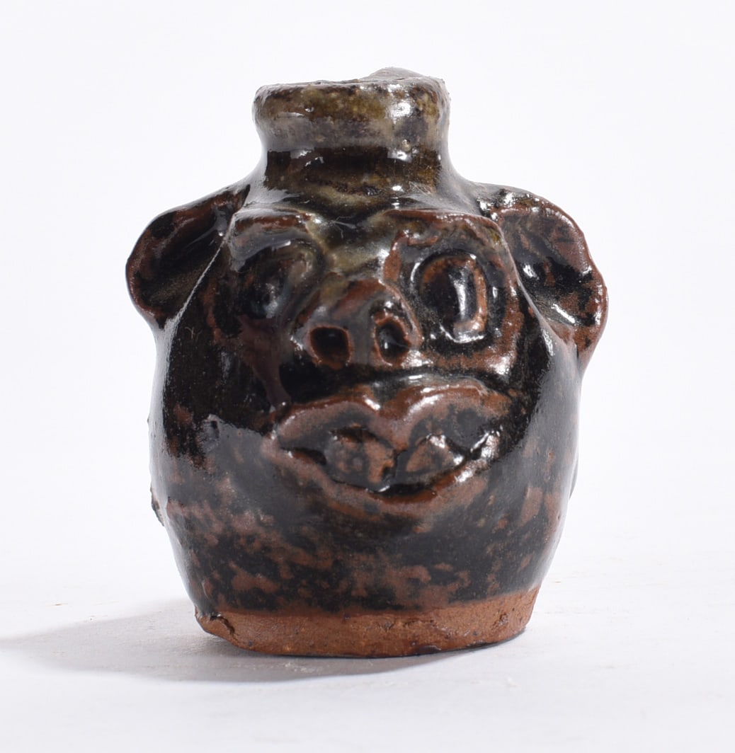 Marie Rogers Miniature Face Jug: Marie Rogers Miniature Face Jug