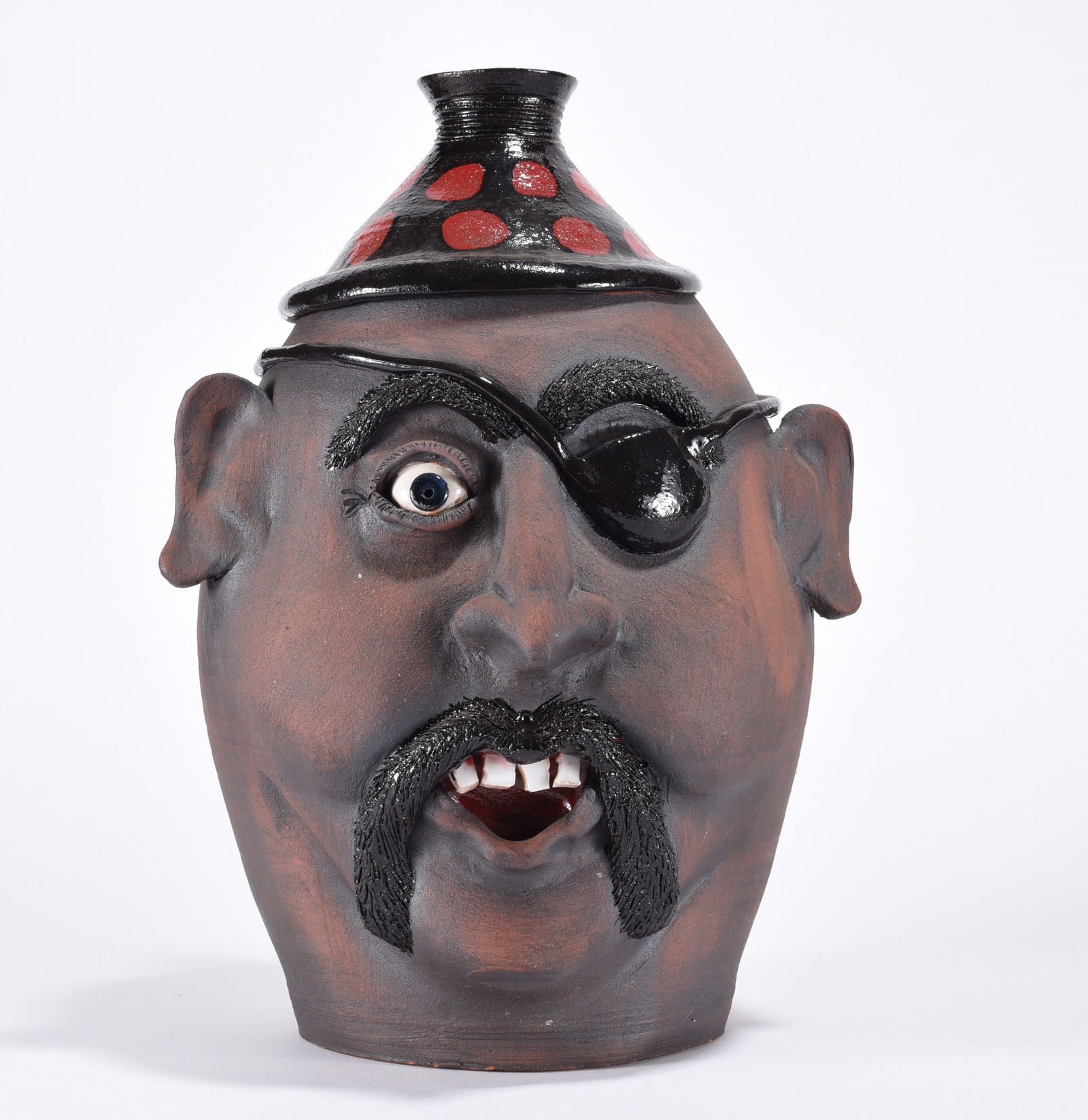 Mike Ledford Face Jug (1 of 3)