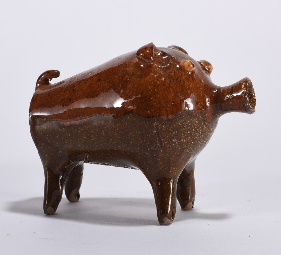 Marvin Bailey Miniature Pig Figural (1 of 4)