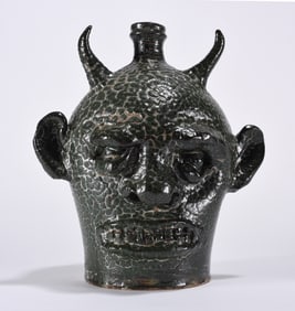 Marvin Bailey Devil Face Jug