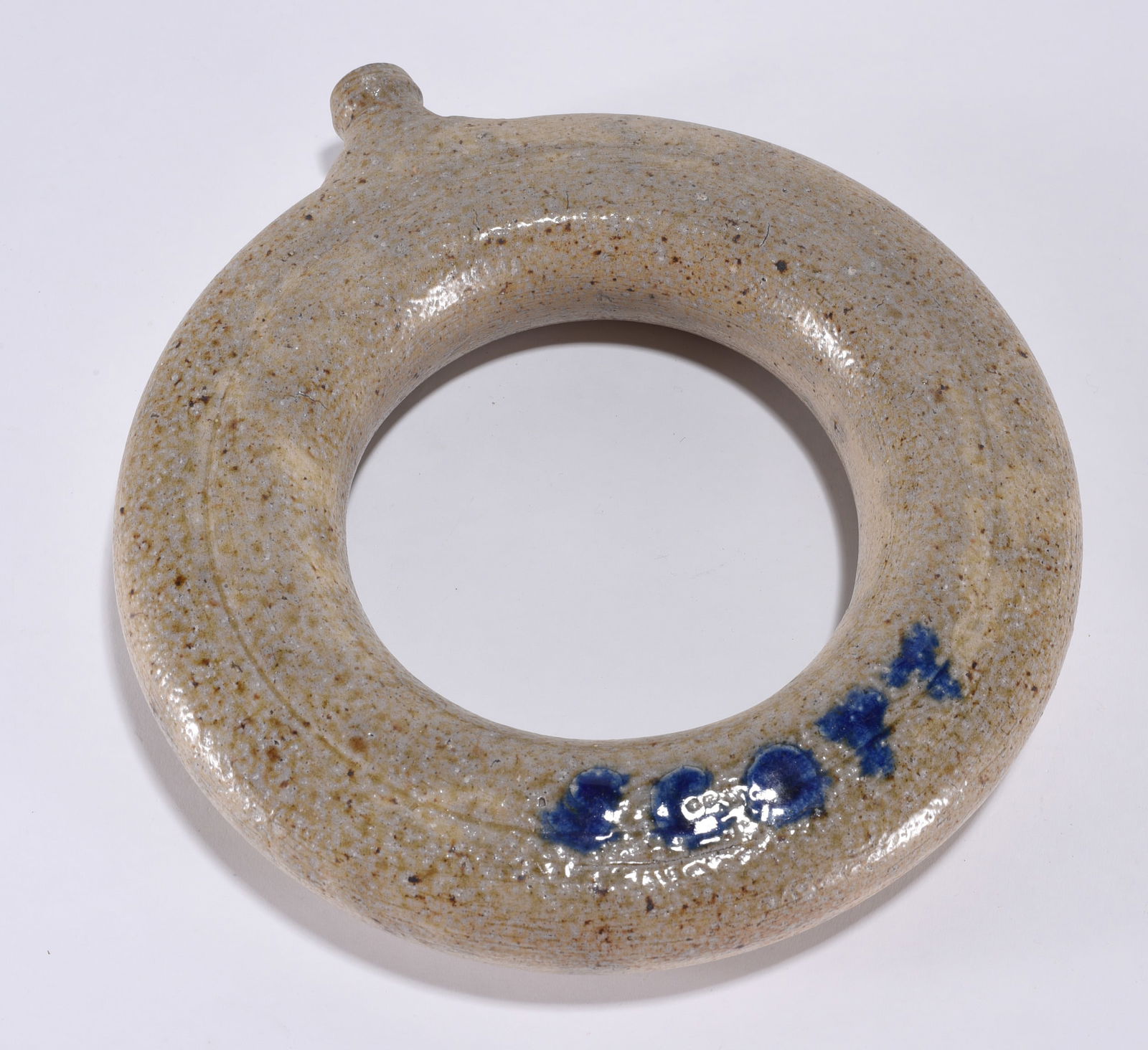 Ben Owen III Salt Glaze Ring Jug (1 of 3)