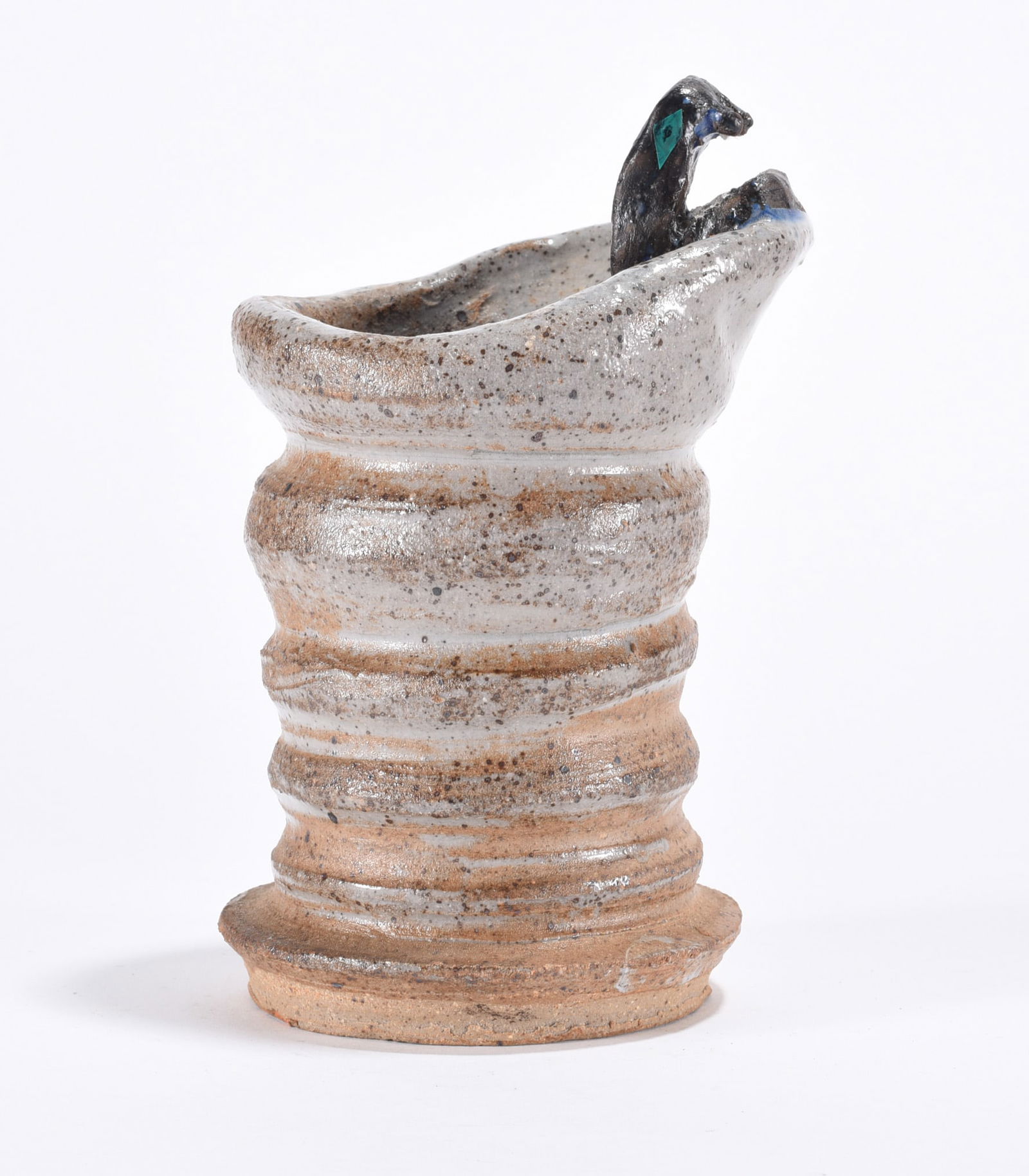 RW Studio Pottery Snake Vase (1 of 3)