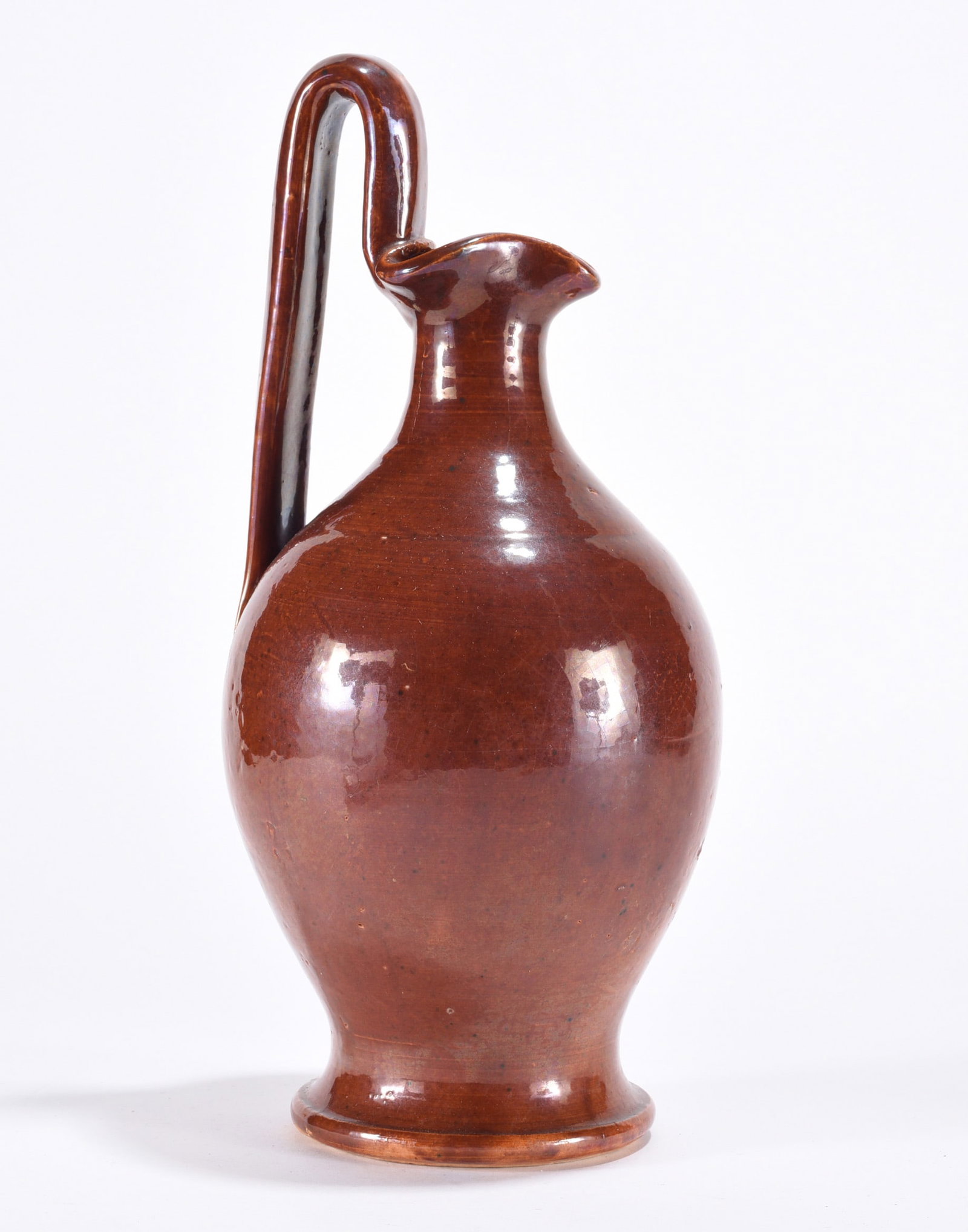 North Carolina Rebecca Pitcher ca. 1960: 10". Mid century Rebecca Pitcher. Most likely Cole Family. All items can be in house shipped to get in house shipping select SELF ARRANGE. Shipping takes 3 weeks or less but up to 3 weeks.