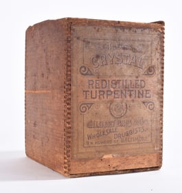 Gilbert's Crystal Turpentine Druggists Box
