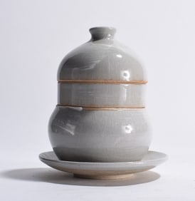 Stackable Ceramic Teapot Set
