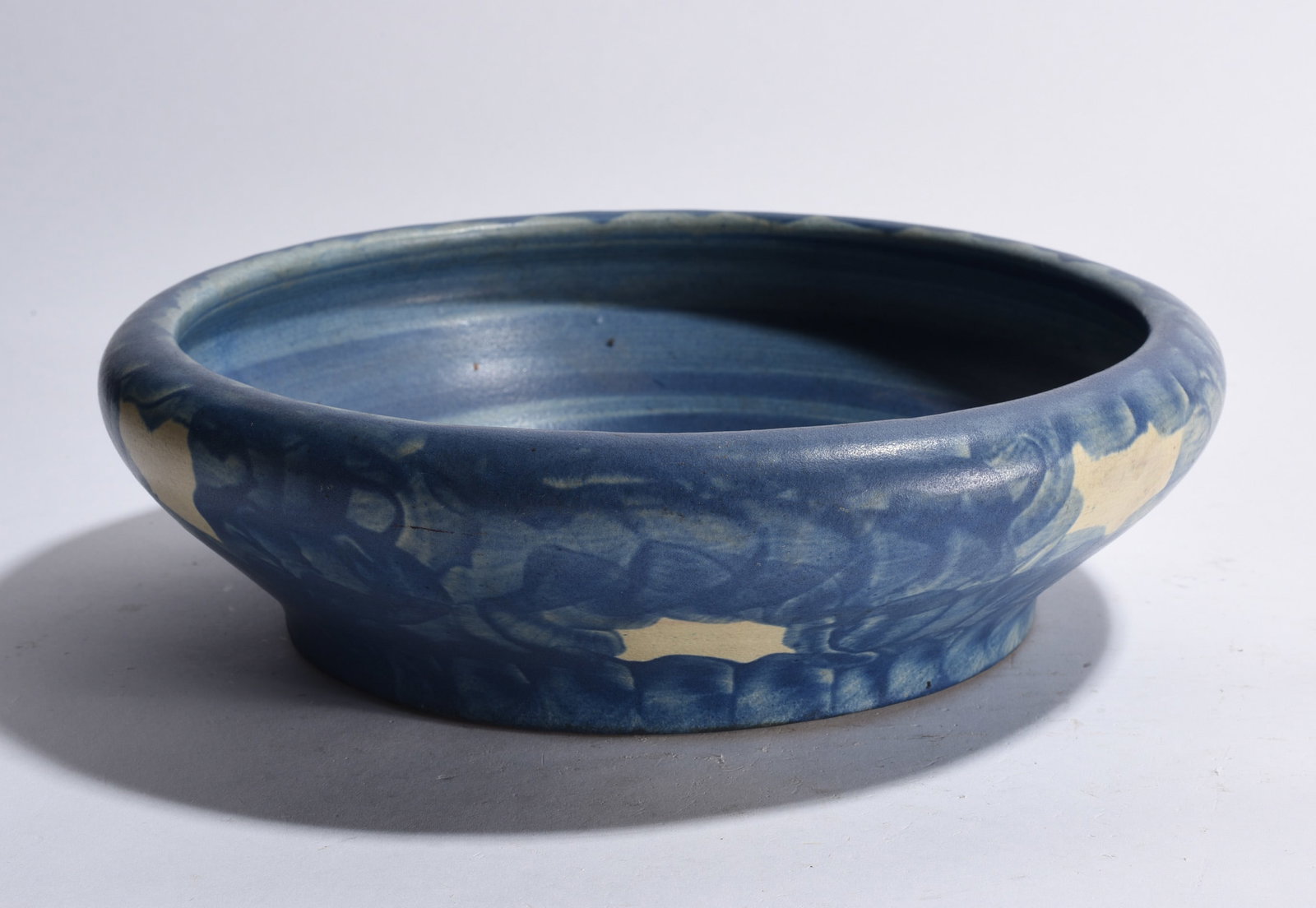 Peters and Reed Arts and Crafts Low Bowl: 9" width Peters and Reed Arts and Crafts Low Bowl