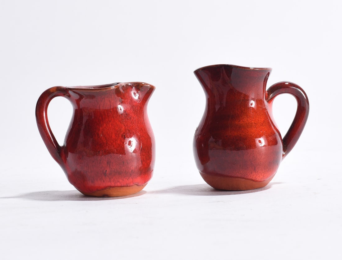ML Owens Miniature Pottery Pitchers (1 of 3)