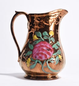 Copper Luster Pitcher