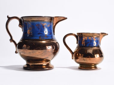 Copper Luster Pitchers